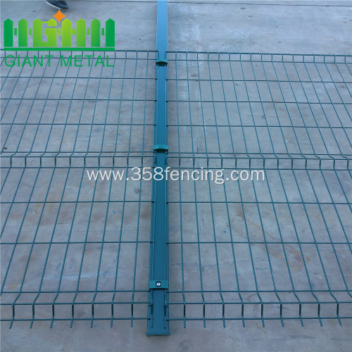 Powder Coated Triangle Curved Metal Fencing